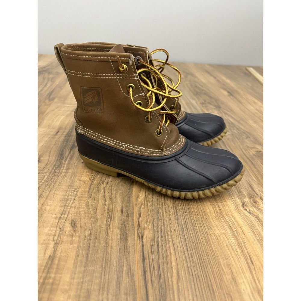 LaCrosse Women's Sick Boots Size 7 Blue‎ / Brown Lace Up